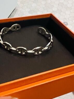 Hermes Silver Chaine dAncre